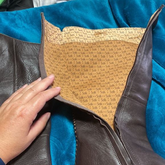 Sofft Long Brown Boots - Picture 5 of 6